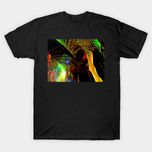 Three Layer Blender #4: Hyperbolic Sundial abstract (UF0367) T-Shirt